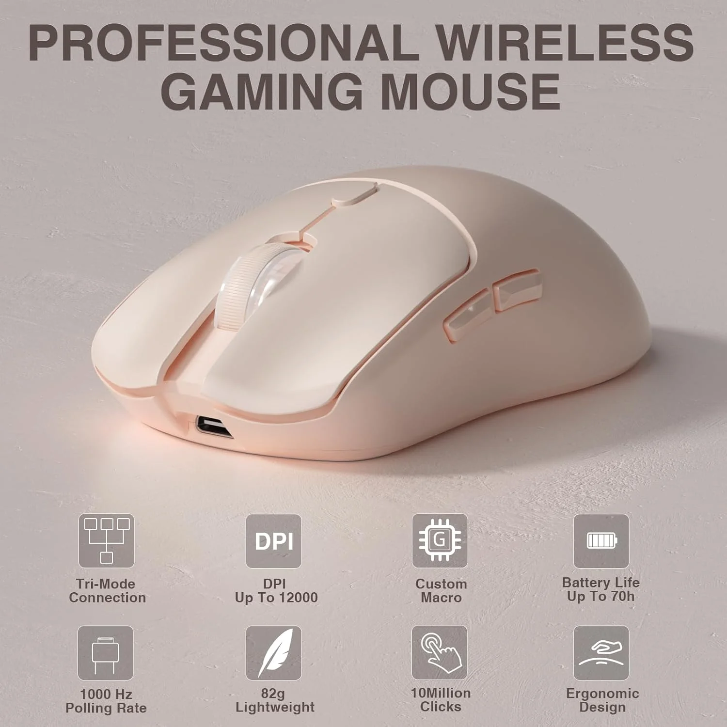 Gaming Accessories For Laptop - AULA SC580X Bezprzewodowa mysz gamingowa z