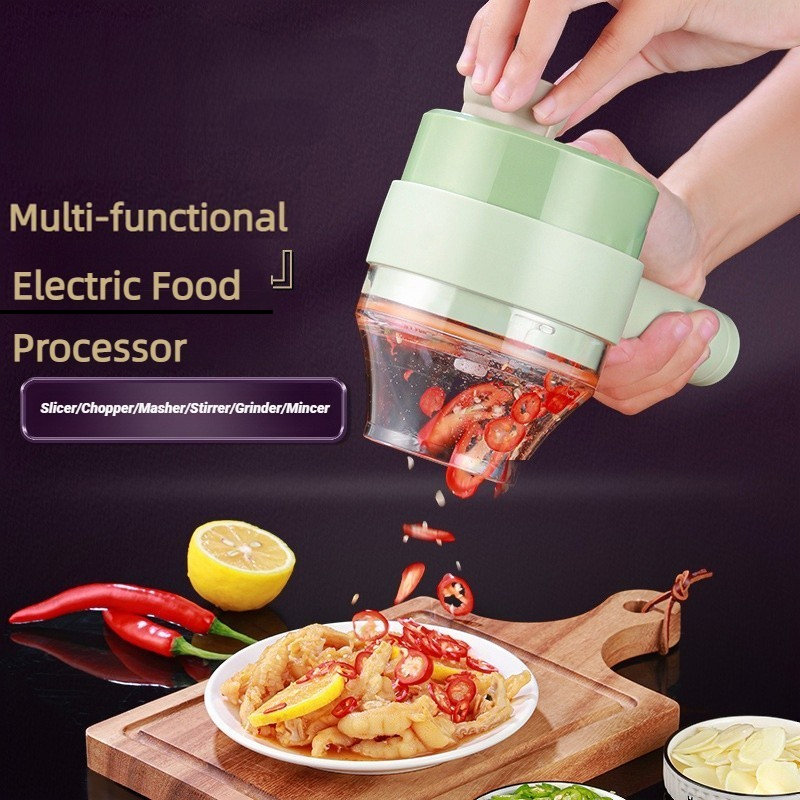 Gaming Kitchen Accessories - Bezprzewodowy elektryczny robot kuchenny Krajalnica do