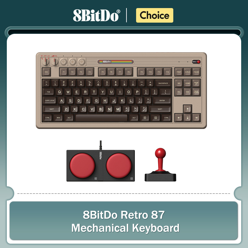 Gaming Accessories Keyboards - Mechaniczna klawiatura 8BitDo Retro, klawiatura do
