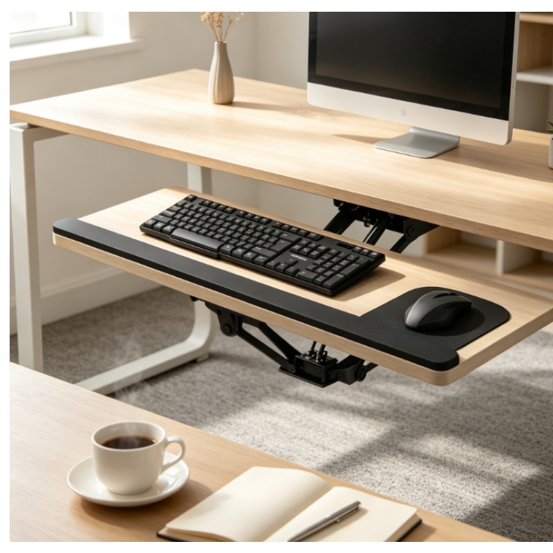 Wrist Rest Ergonomic - Półka na klawiaturę pod biurko z