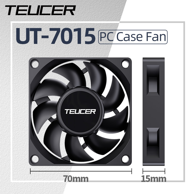 Gaming Accessories Storage - Teucer UT-7015 7cm Wentylator Chłodzący Obudowy