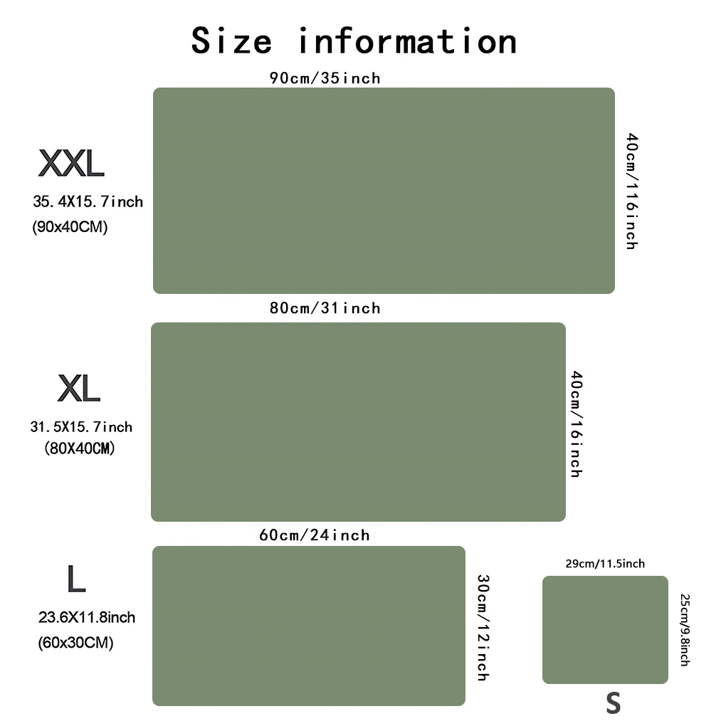 Solidna zielona podkładka pod  – Gaming Mouse Pad Xl recenzja i cena