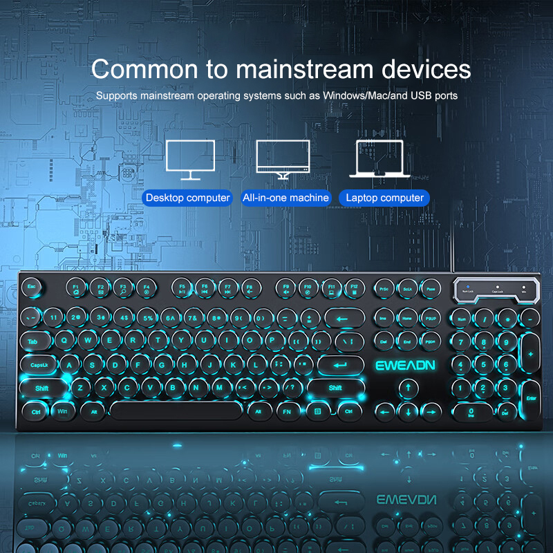 Klawiatura do gier EWEADN typu – Gaming Accessories Keyboards recenzja i cena